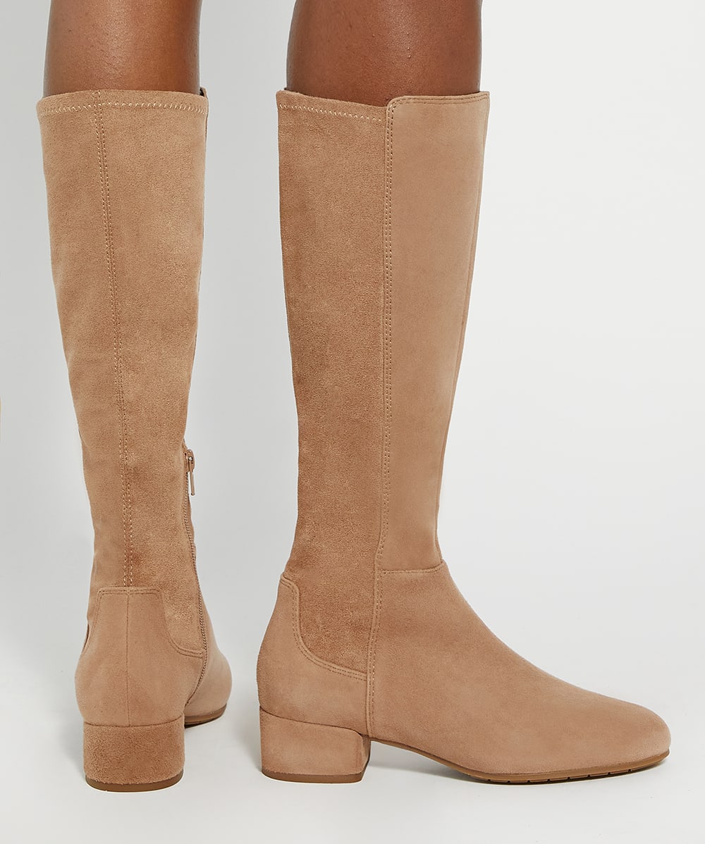 Dune suede knee high boots new arrivals