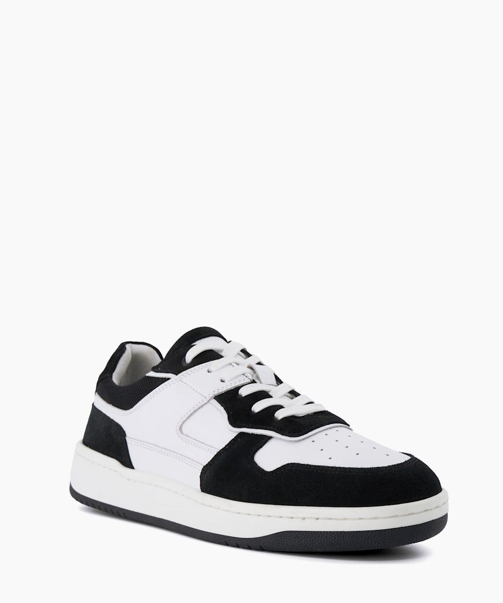 Dune black and white shoes top