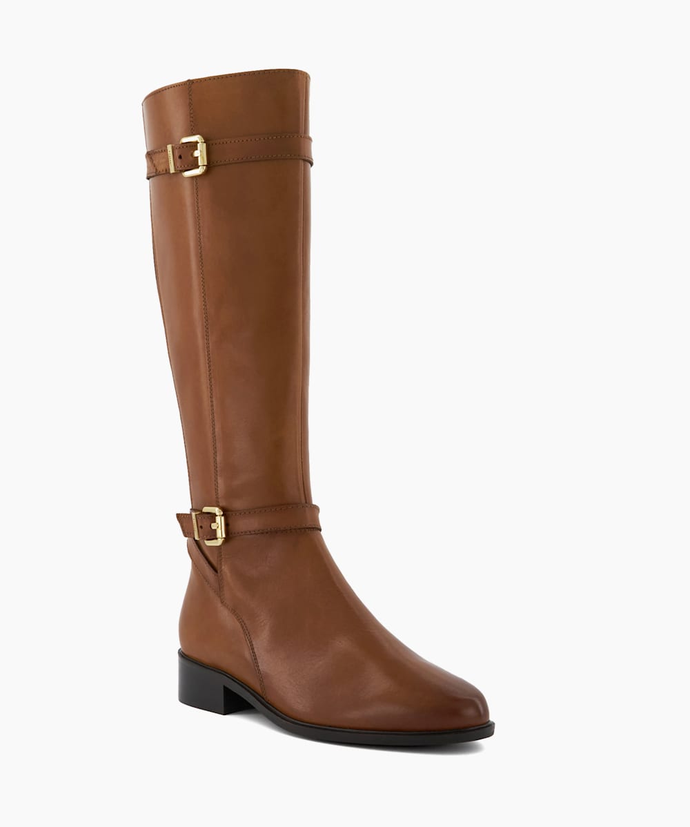 Dune tan boots sale on sale