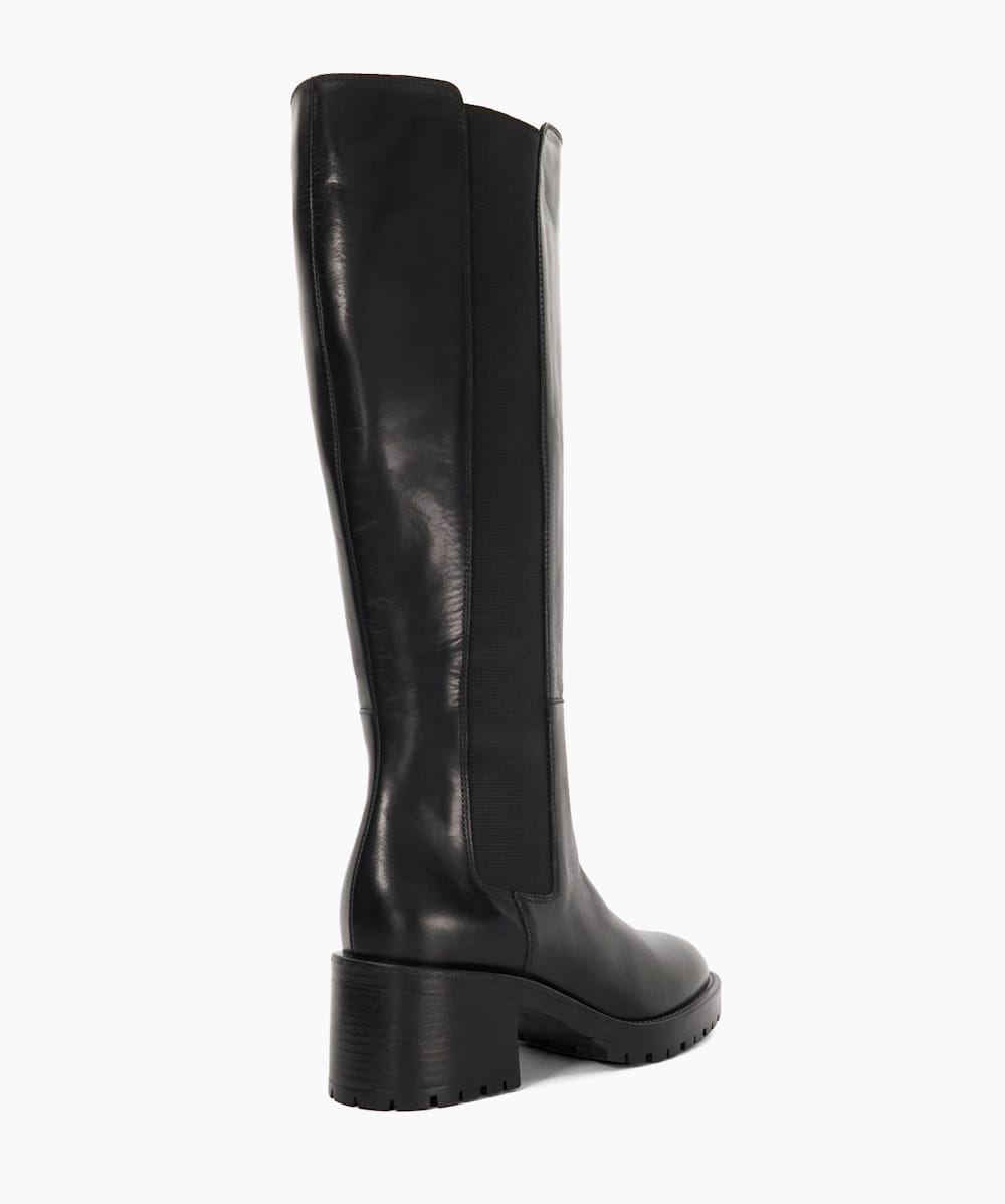 Dune knee high flat boots deals