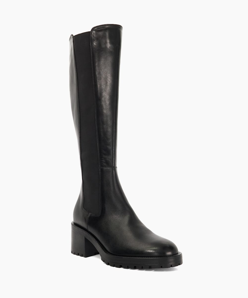 Black knee high boots size 7 cheap