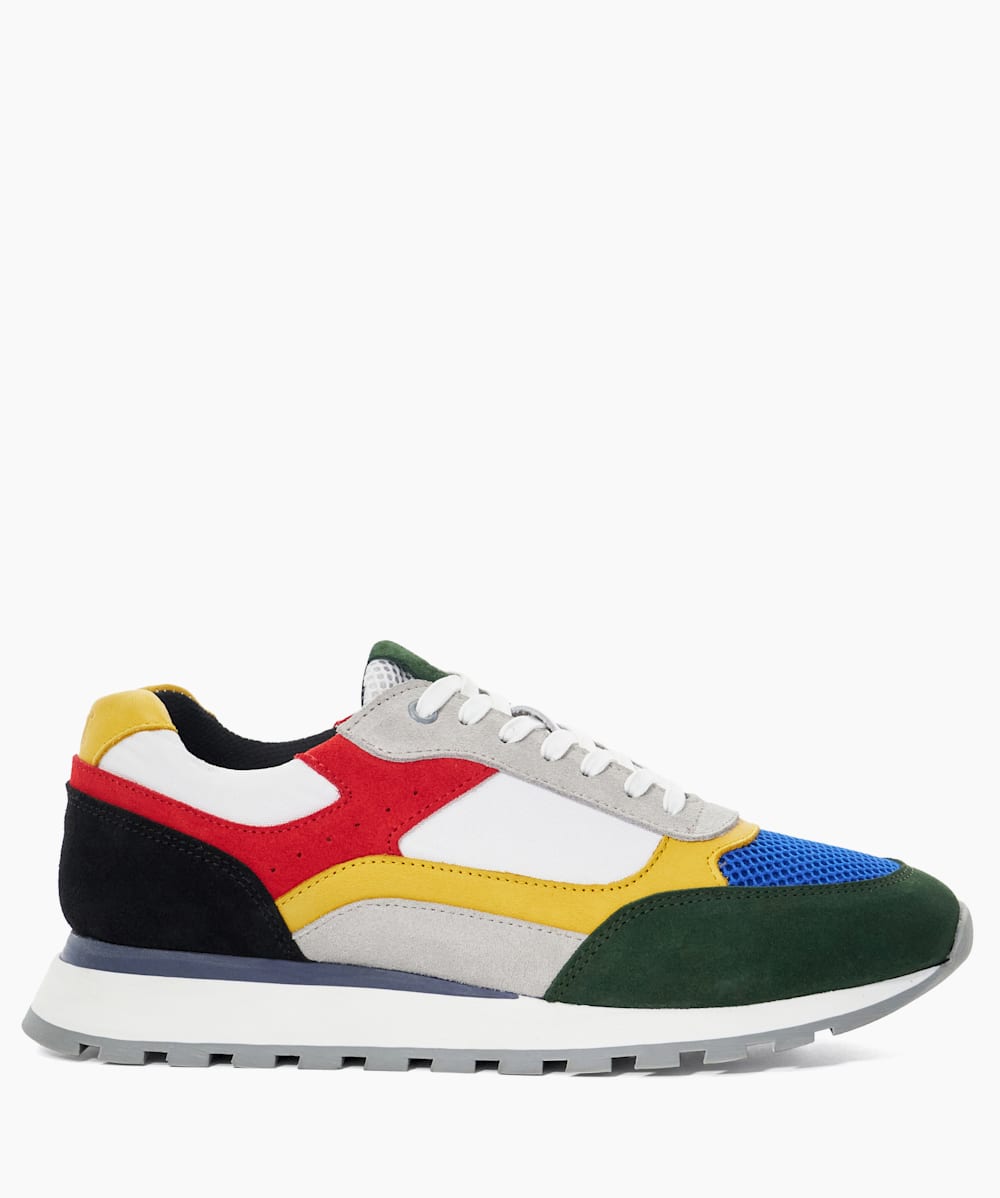 Colour block shoes mens store