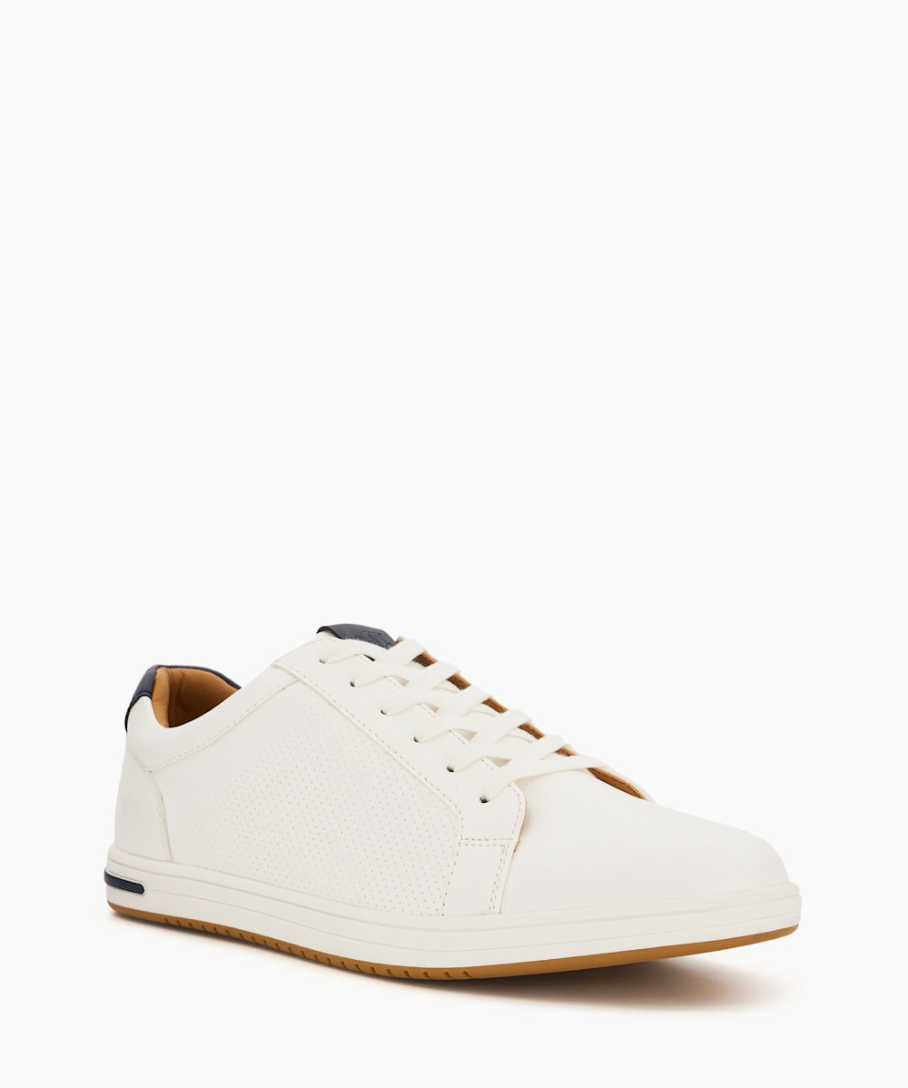 White cheap trainers dune