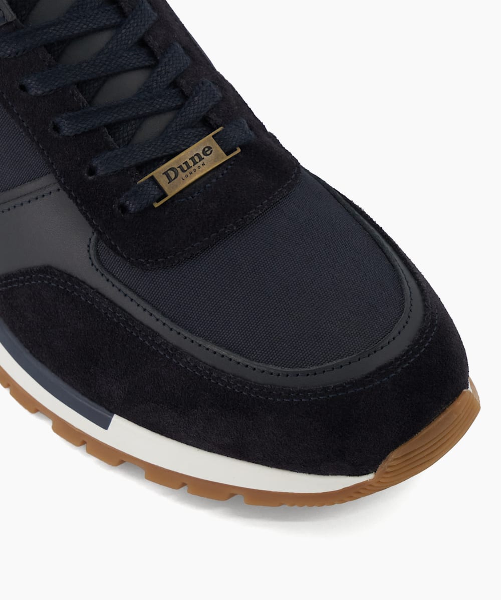Dune navy trainers cheap