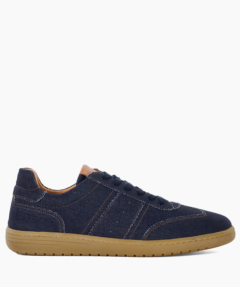 Torress Blue Lace Up Trainers Dune London