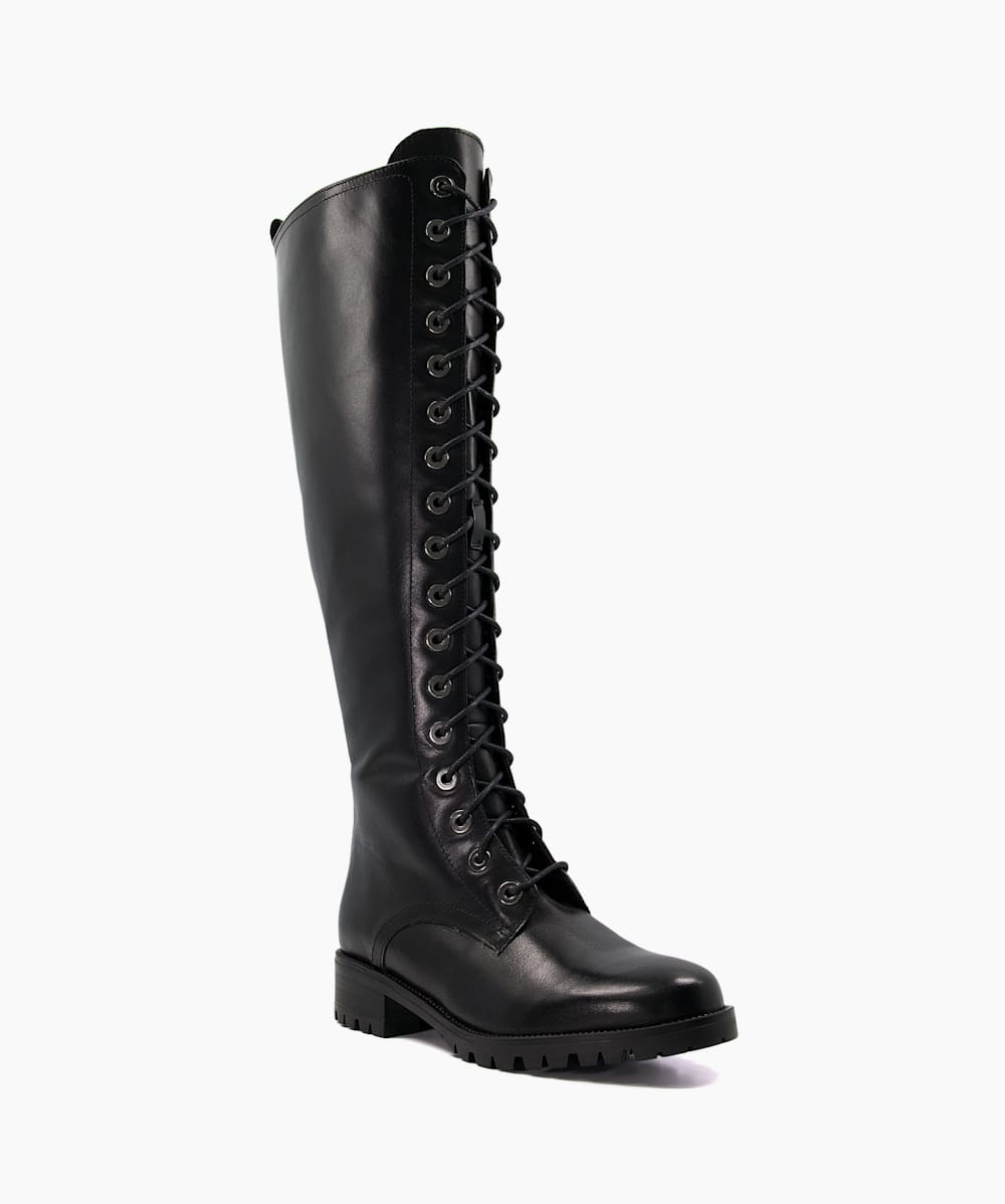 Lace up front boots knee new arrivals high