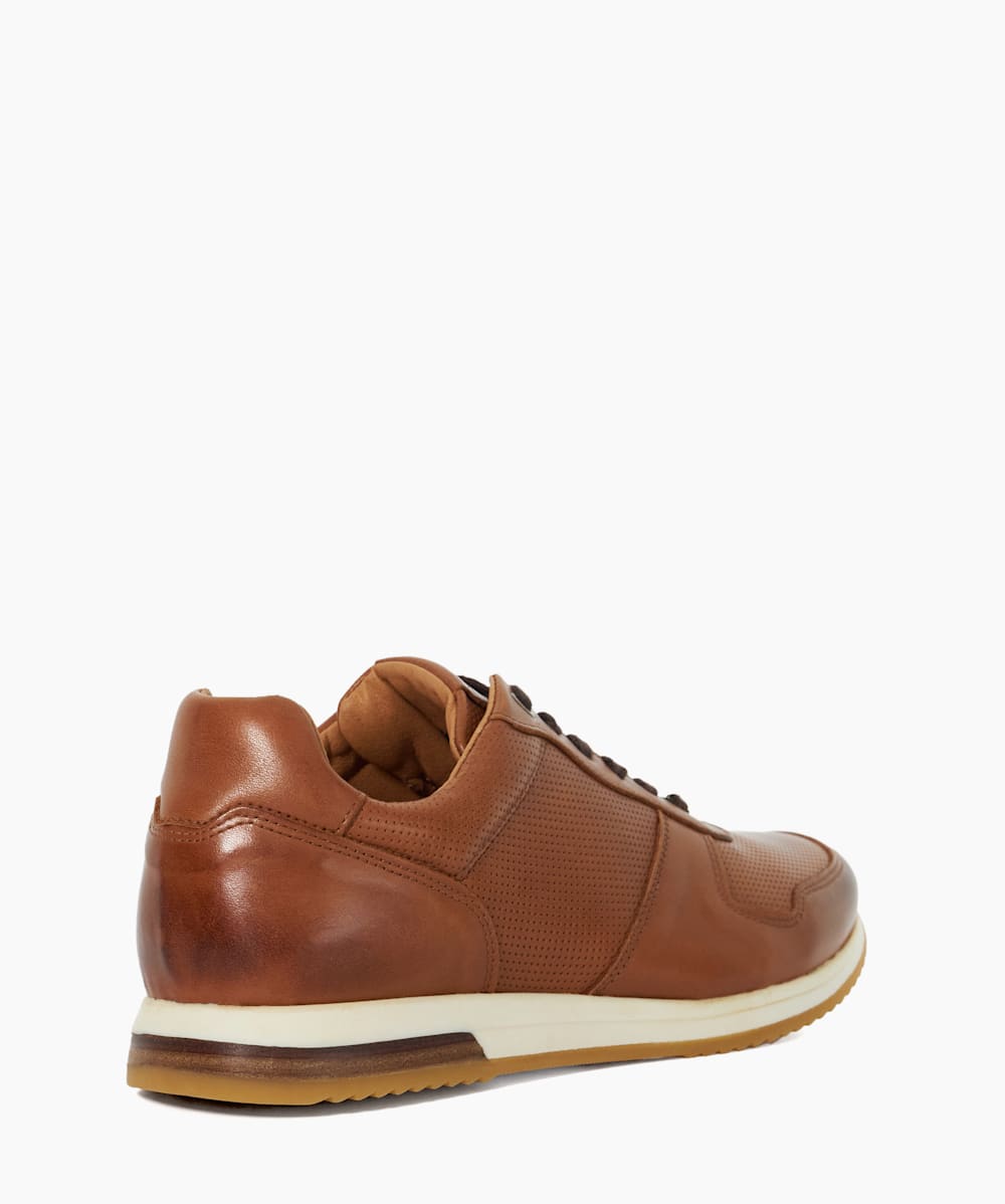 Lace up runner trainers sale