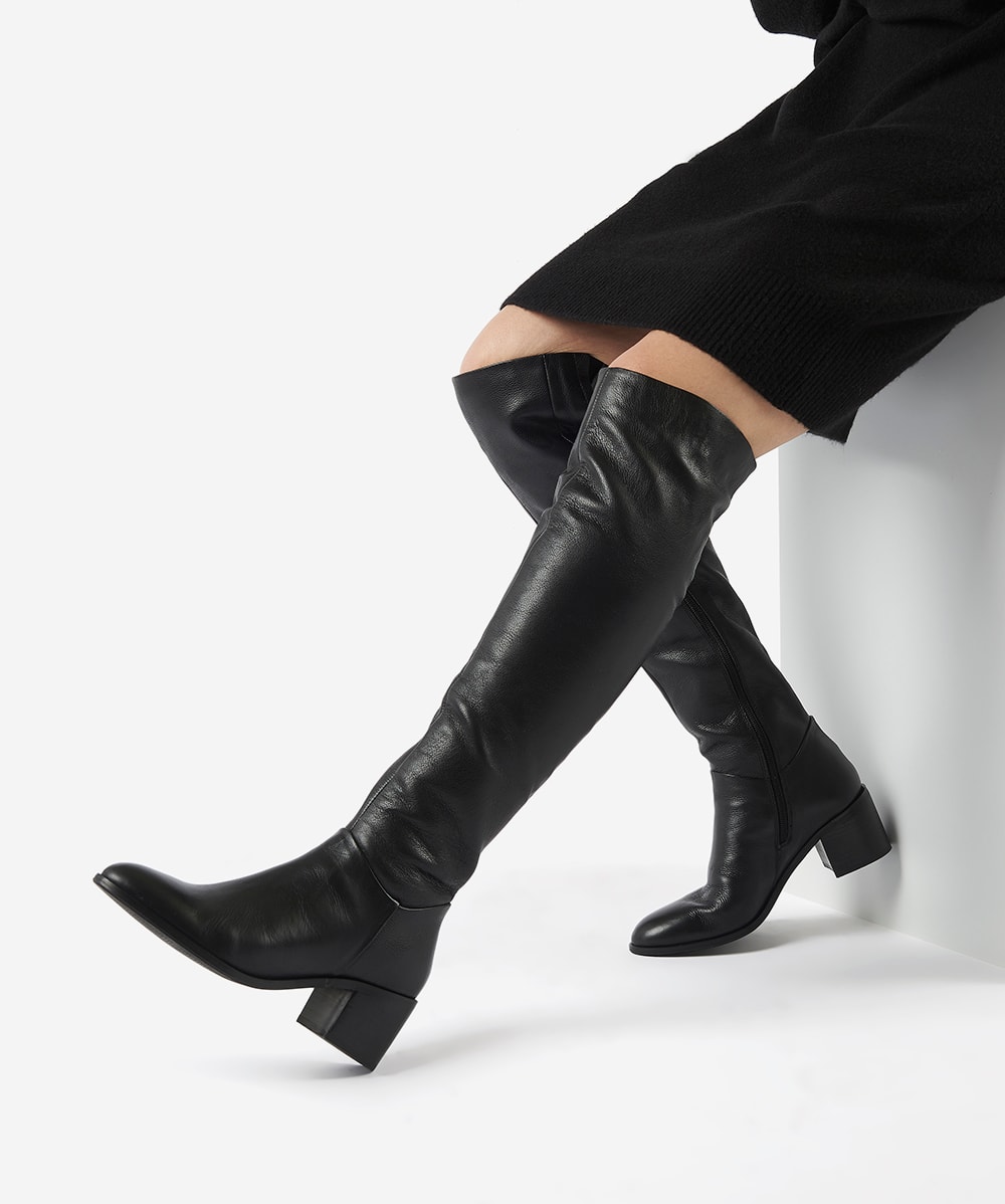 Womens high knee boots 2025