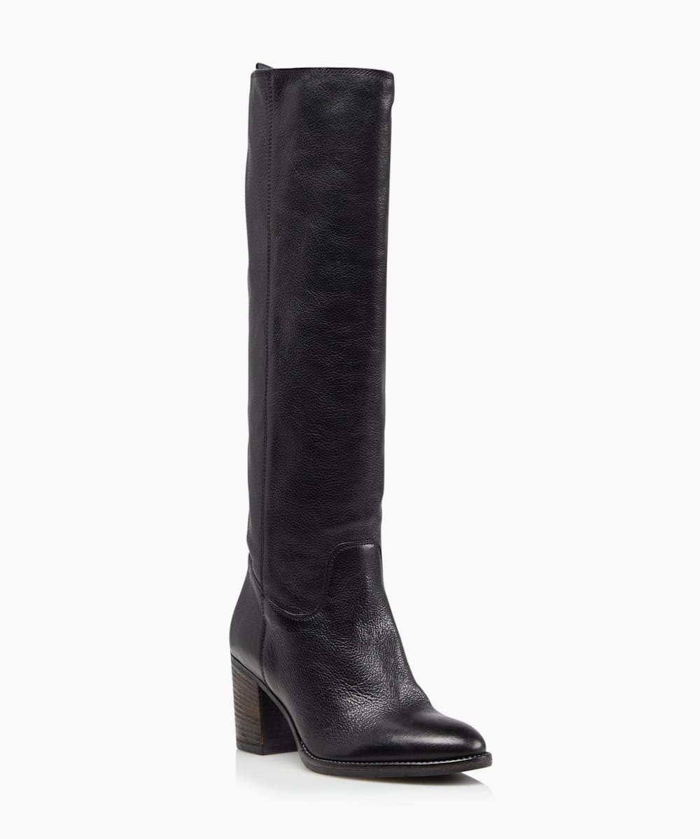 Mid heel knee high boots on sale