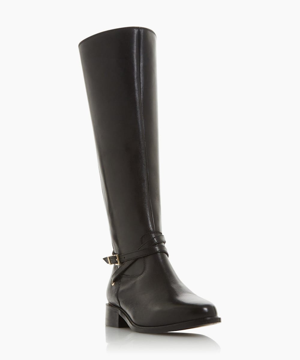 Dune long black boots sales