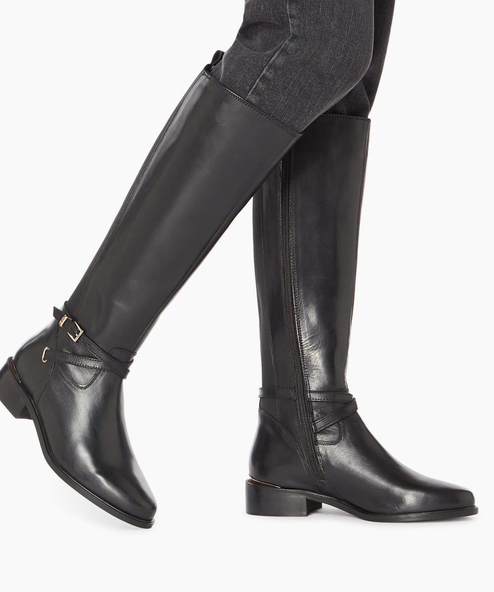 Dune wide fit knee high boots sales