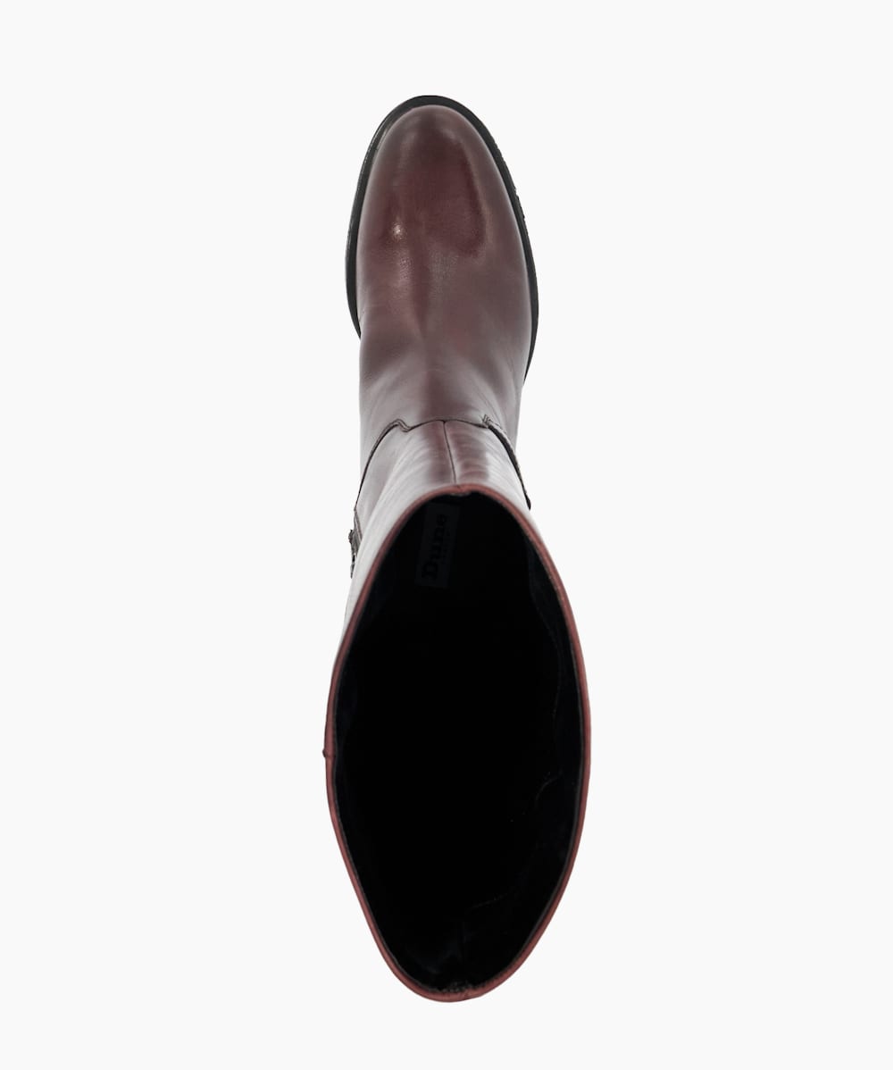 Womens burgundy riding boots cheap