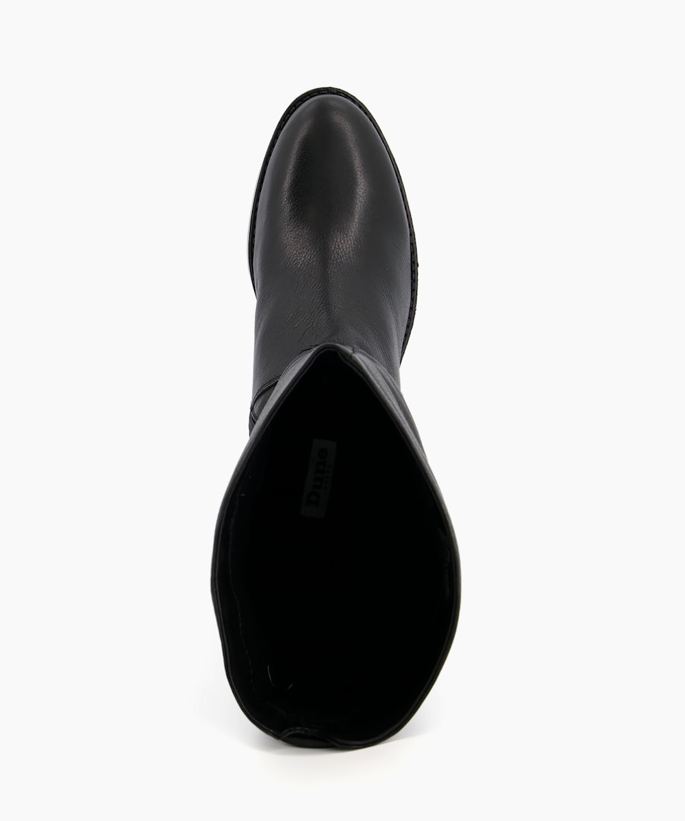 Dune rockerr calf boots black hot sale