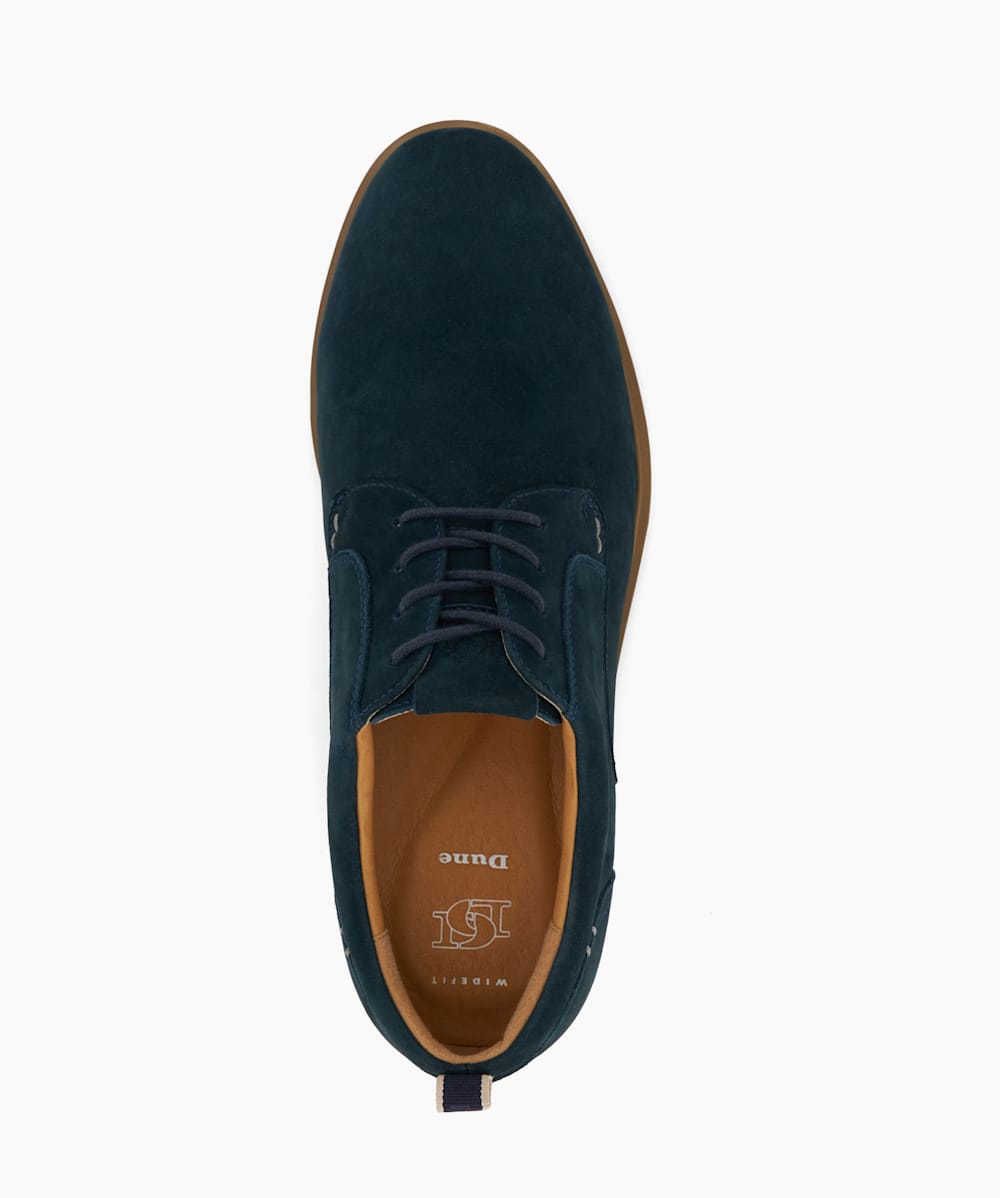Dune blue suede shoes hotsell