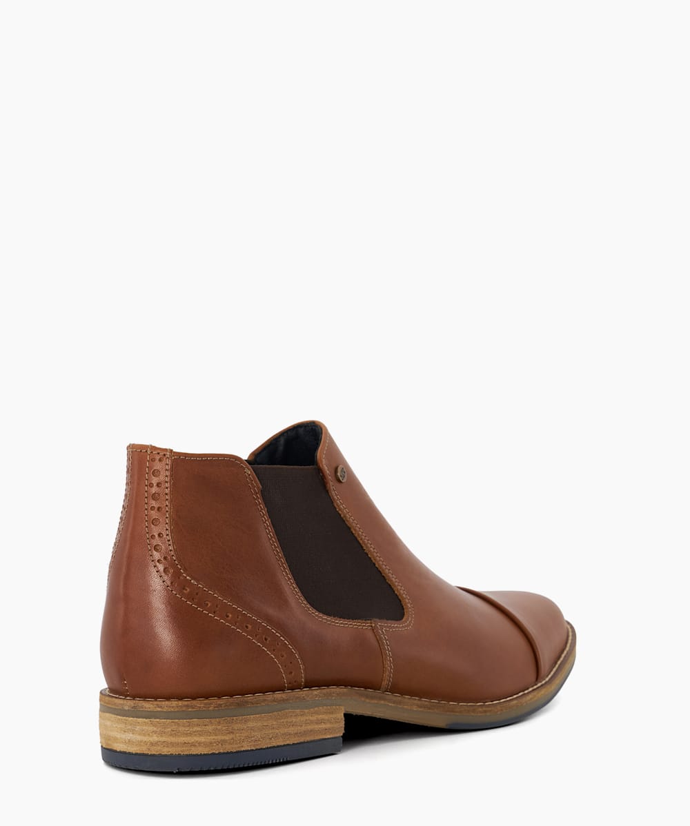Wide fit tan chelsea boots on sale