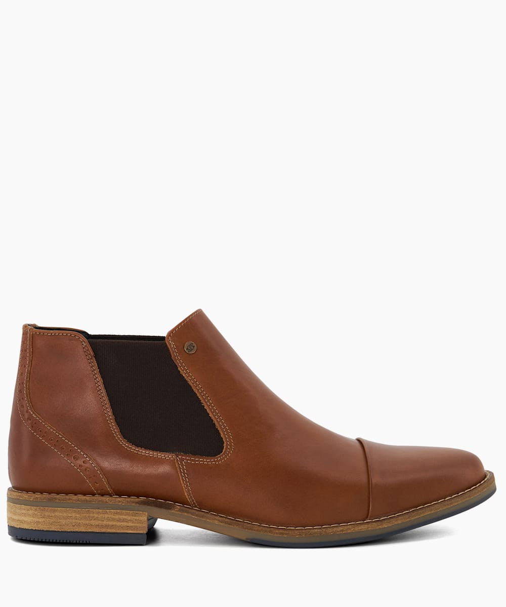 Wide fit tan chelsea boots sale