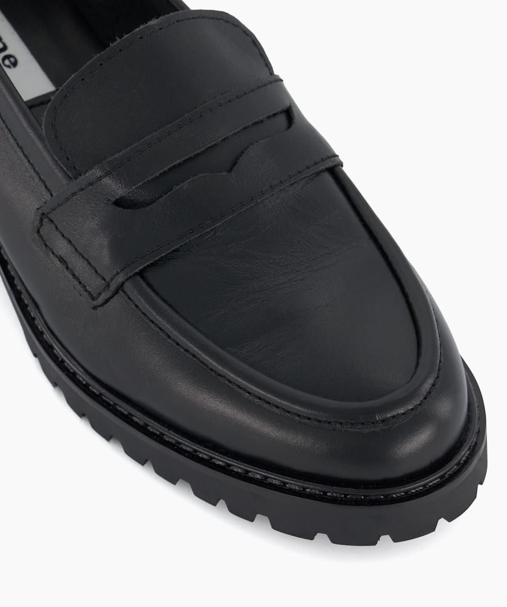 Dune wide fit loafers discount