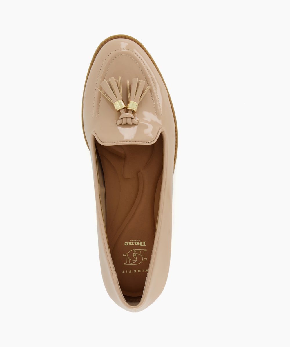 Dune nude loafers cheap