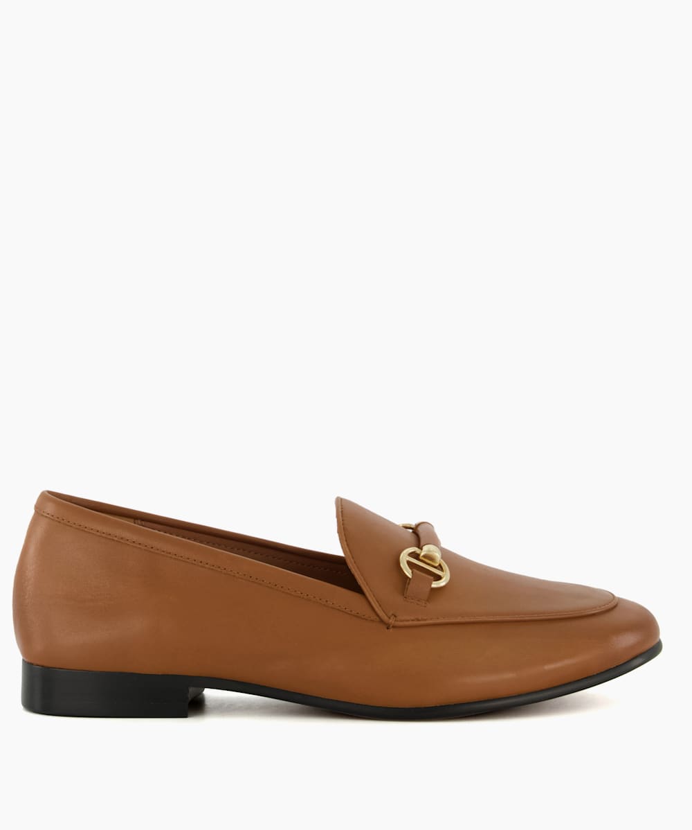 Tan snaffle loafers sales