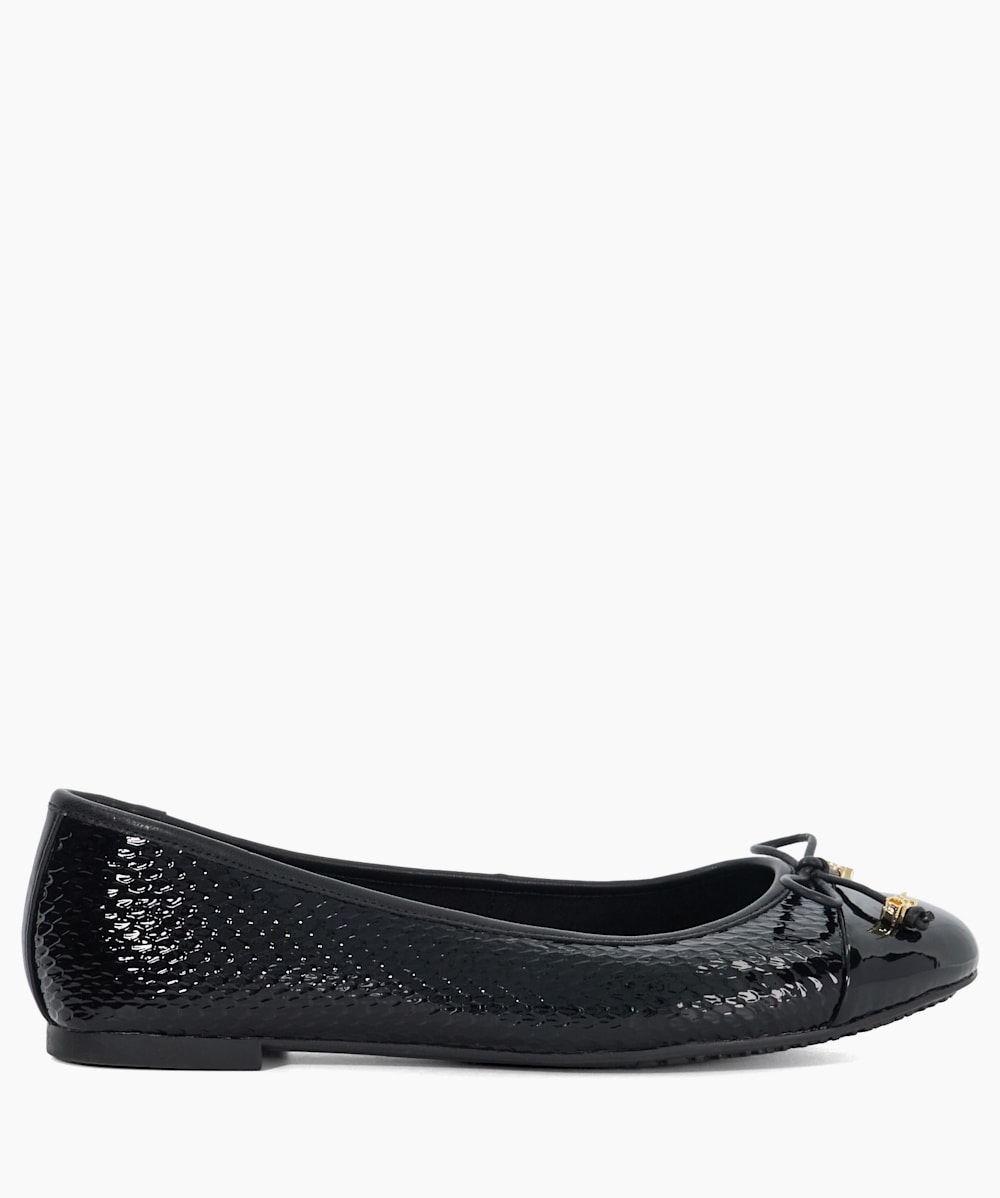 Womens black wide fit flat shoes best sale