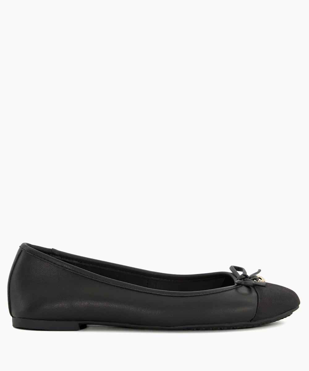 Black wide flats discount