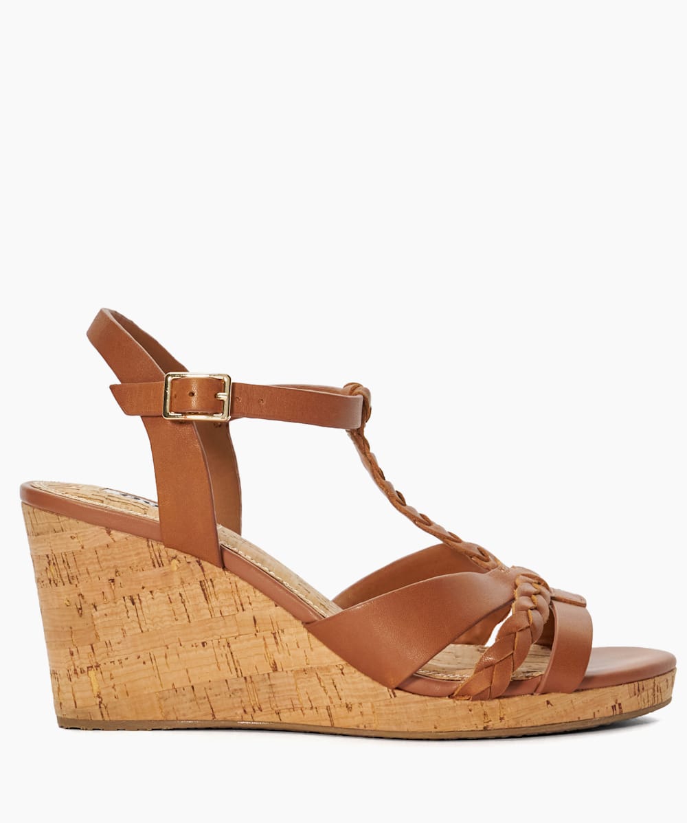Dune tan wedge sandals store