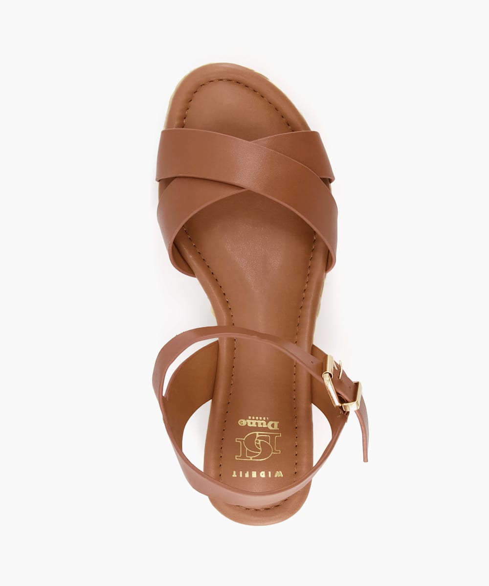 Tan wide fit sandals online