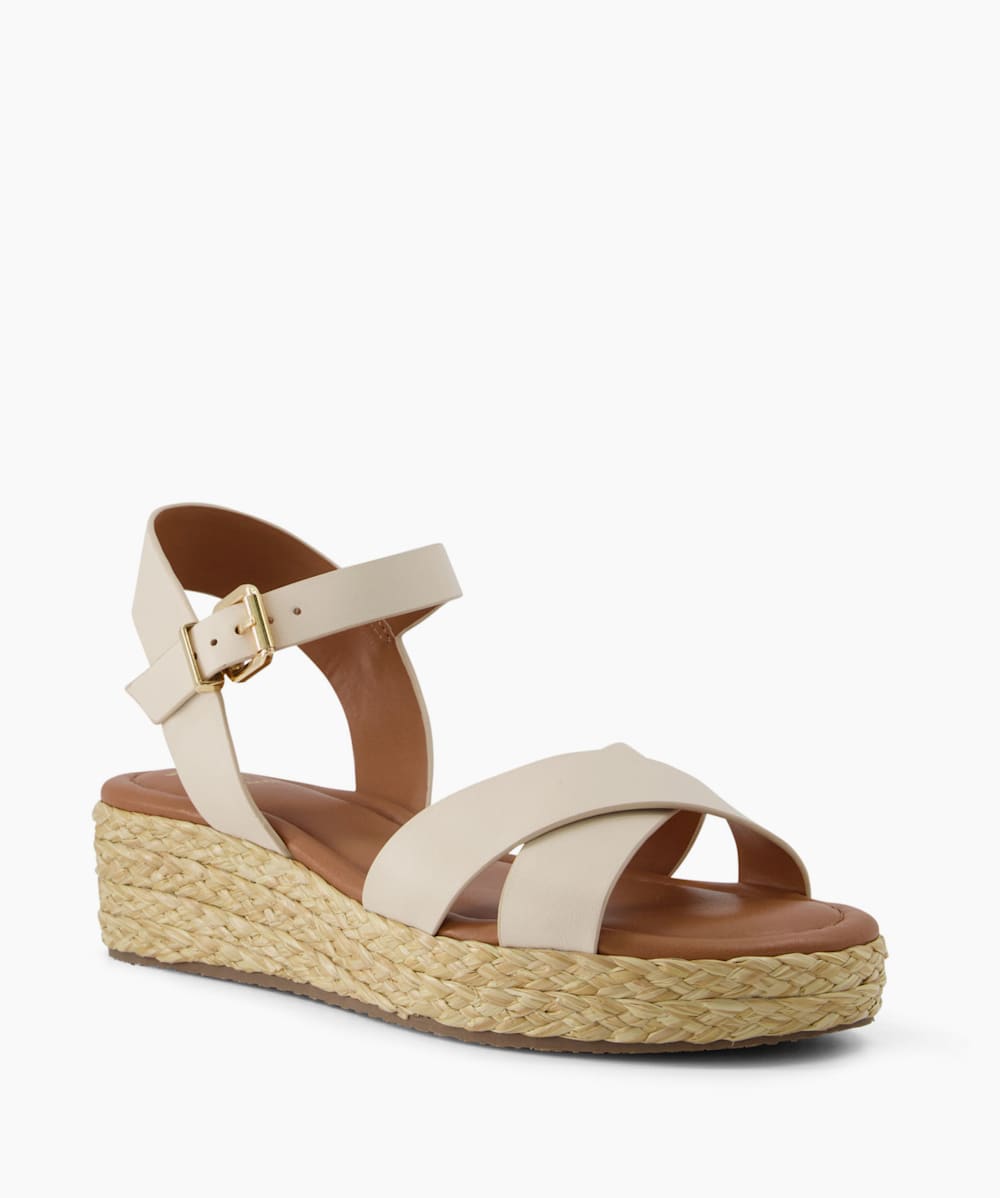 Wide fit woven sandals 2025
