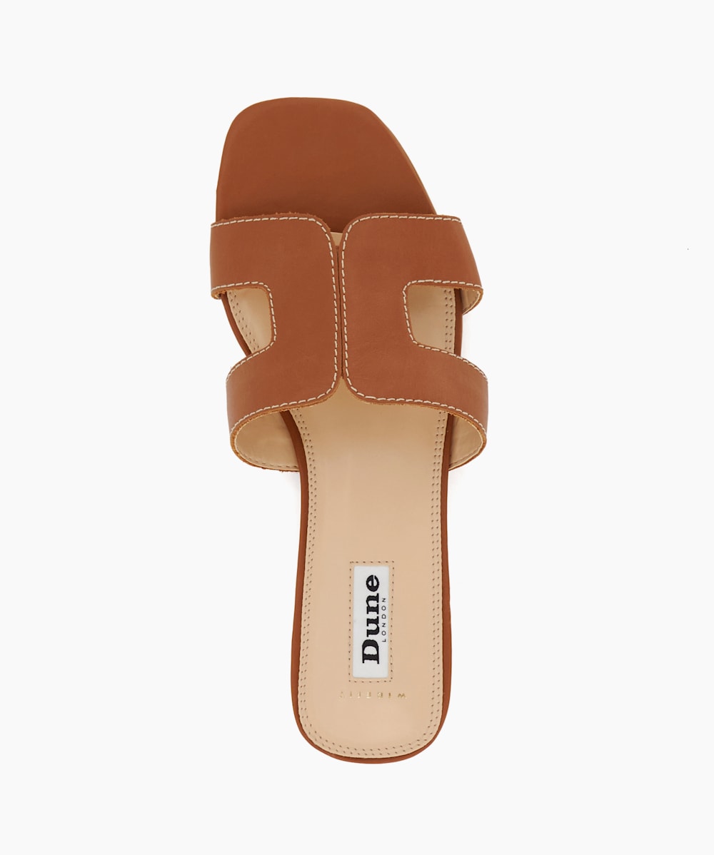 Dune loupe tan sandals hot sale