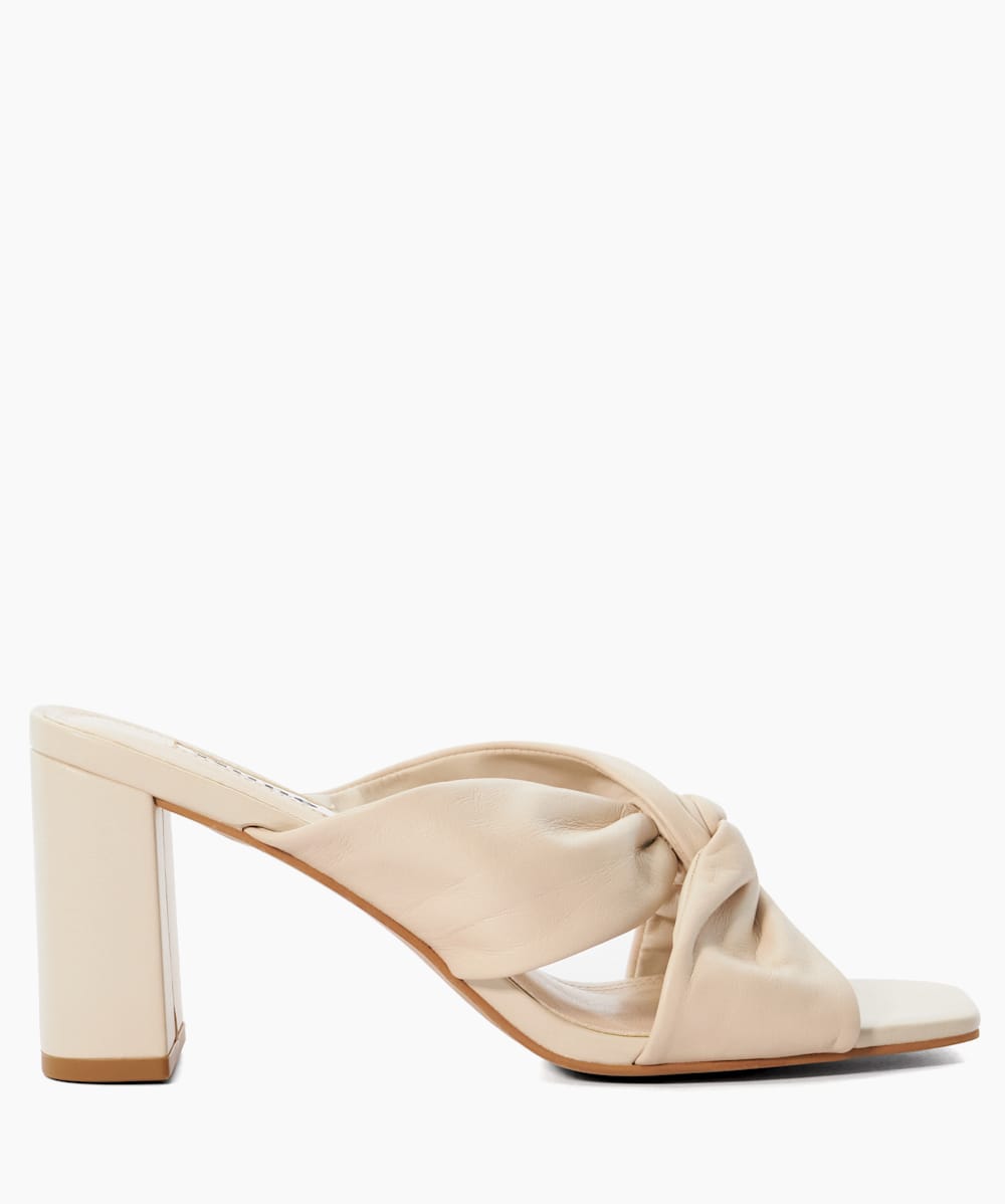 Cream wide fit heeled sandals clearance