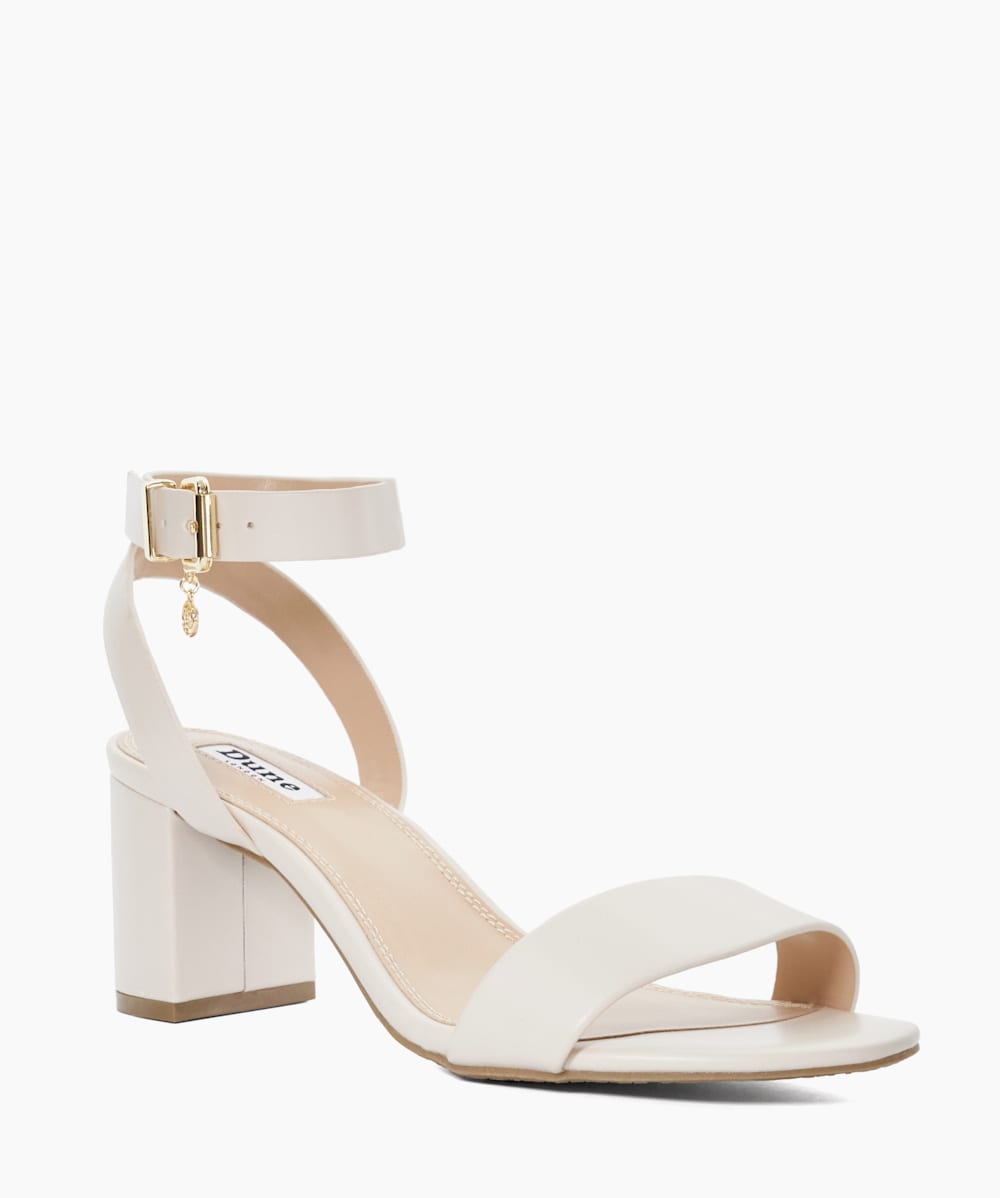 Mid block heel pump sandals clearance