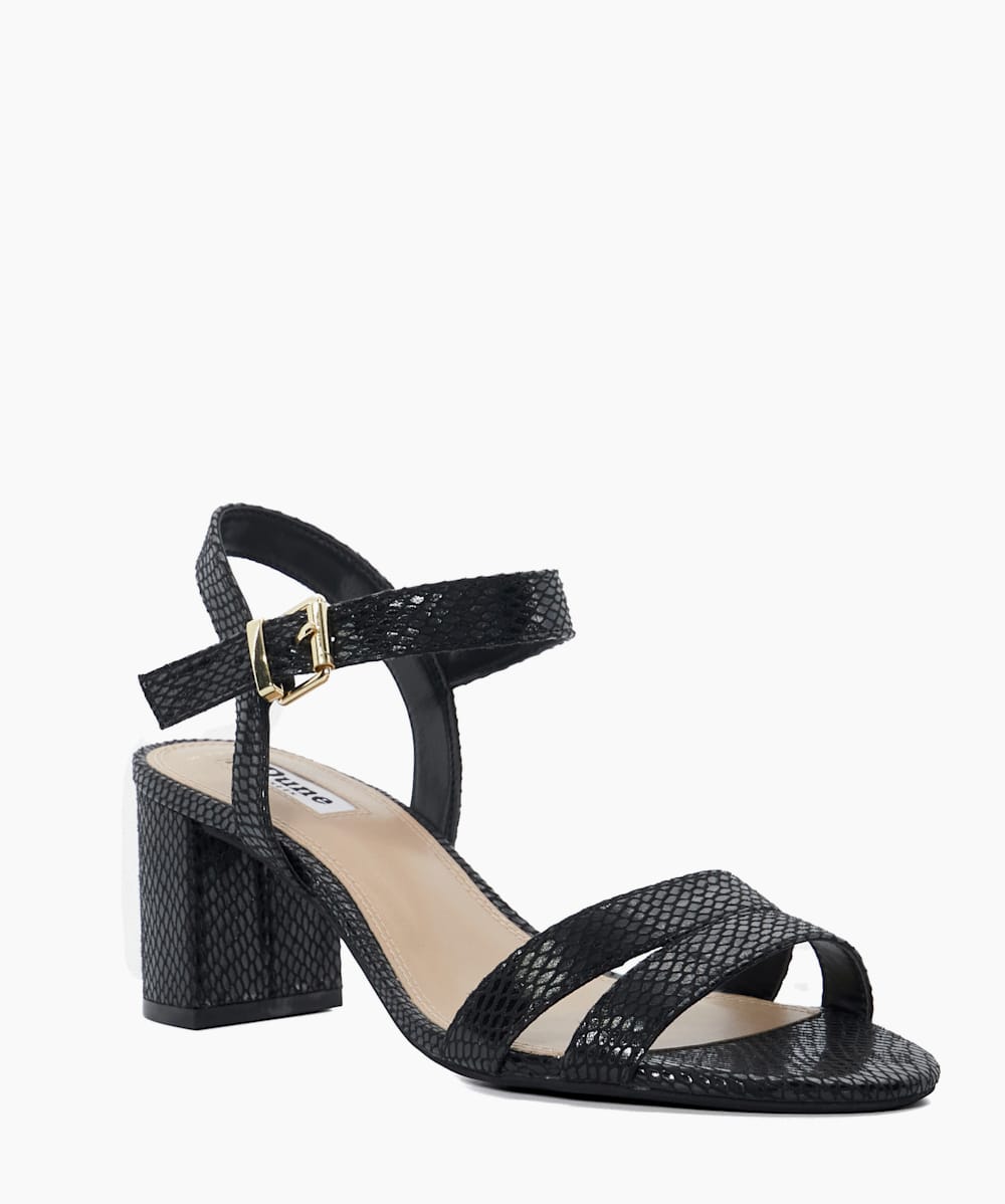 Black high heel sandals wide fit best sale