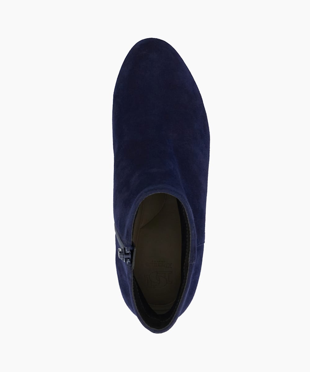 Navy blue wide fit boots cheap