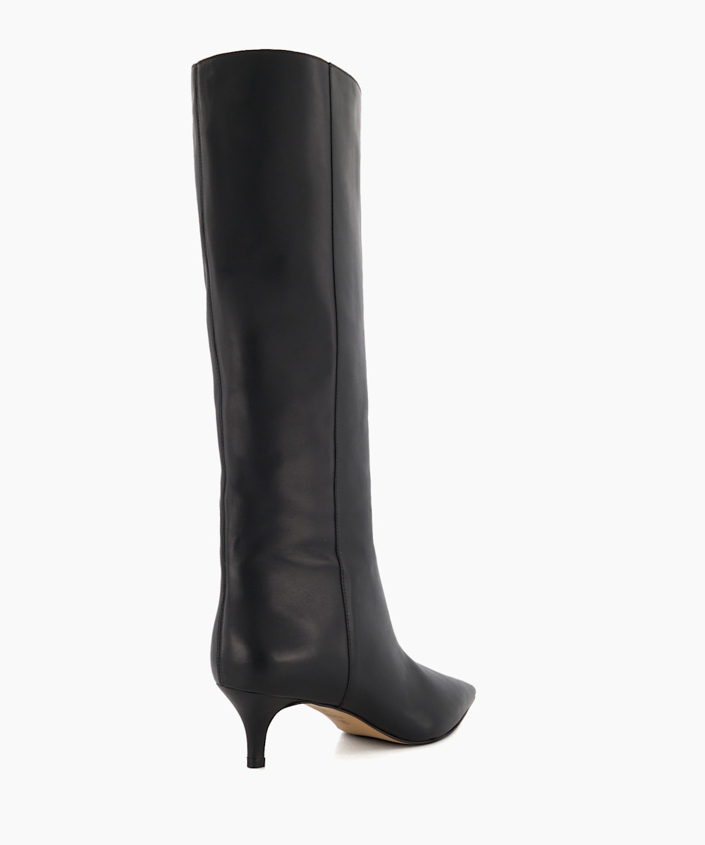 Black 3 inch heel boots outlet