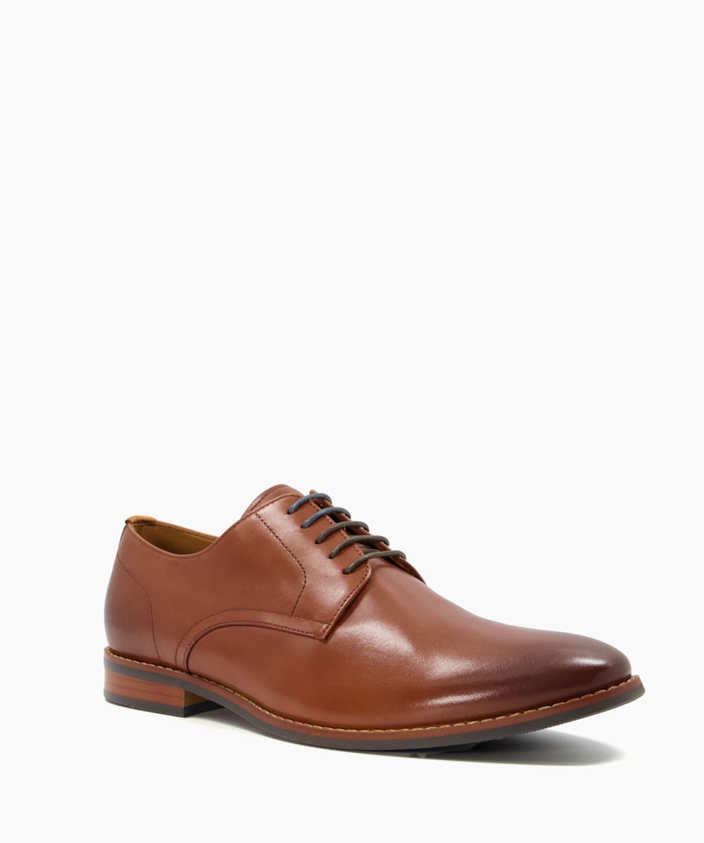 Mens tan sale derby shoes