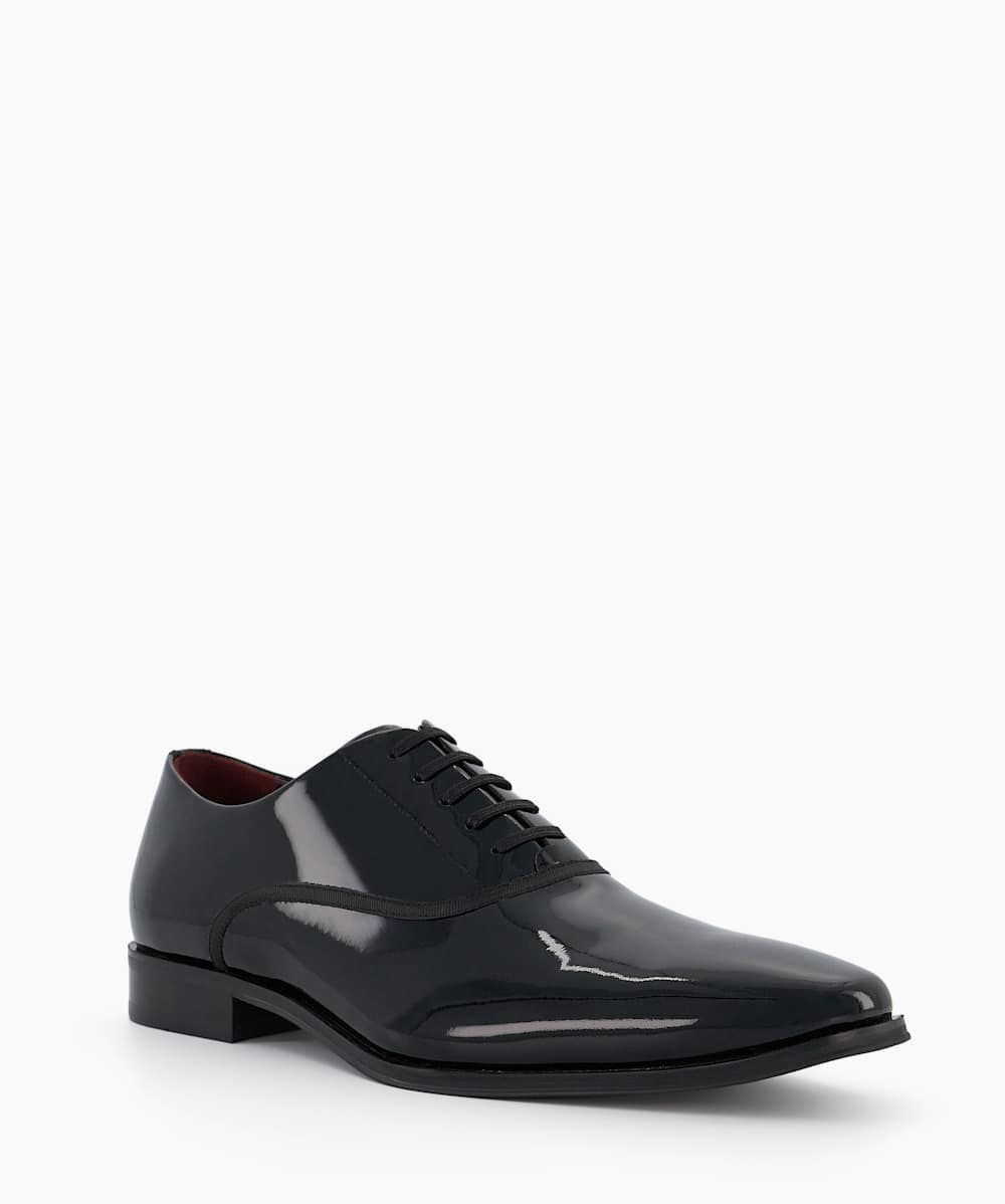 Hugo boss patent leather oxfords best sale