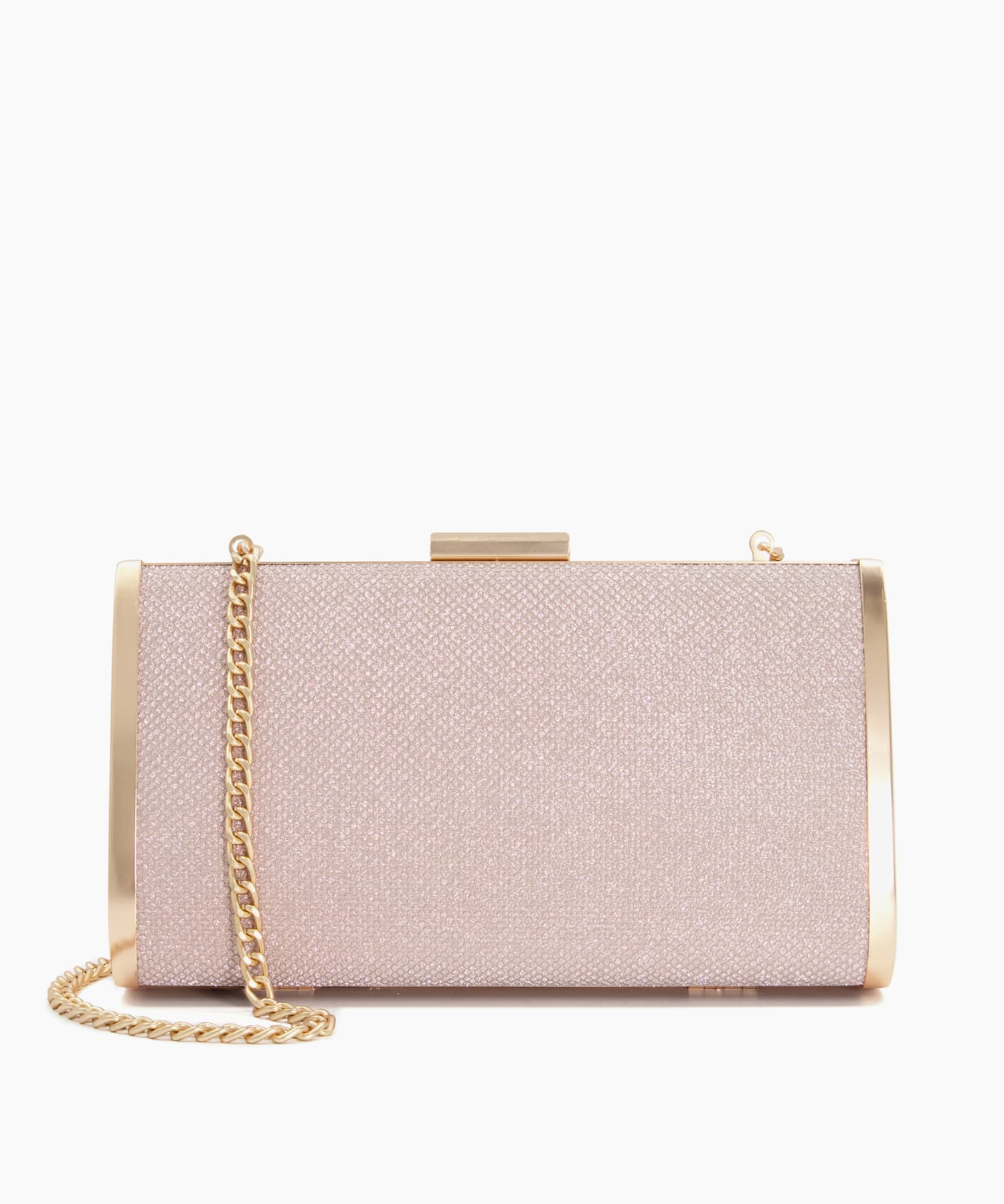 Rose gold box clutch bag outlet