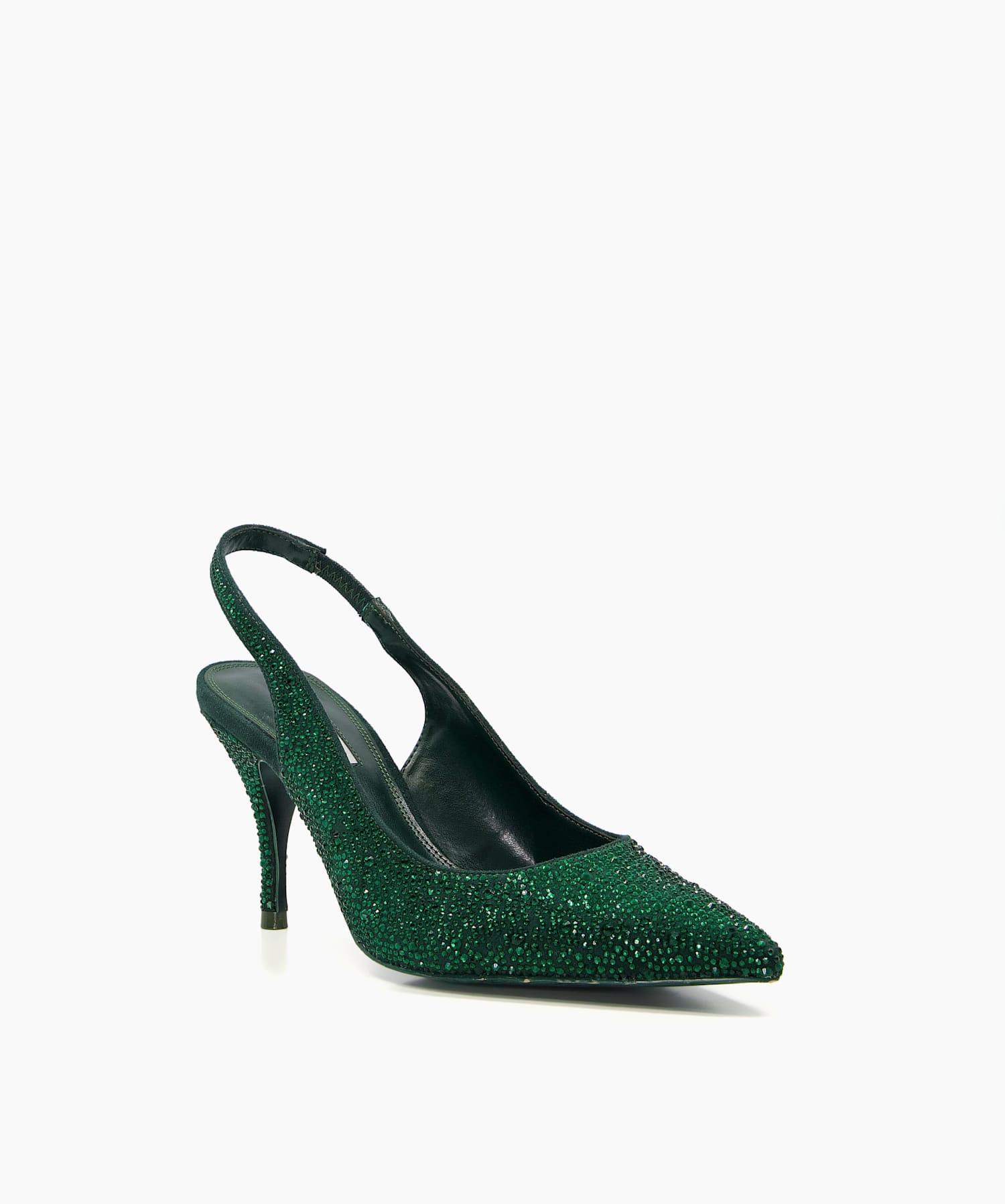 Emerald green slingback shoes outlet