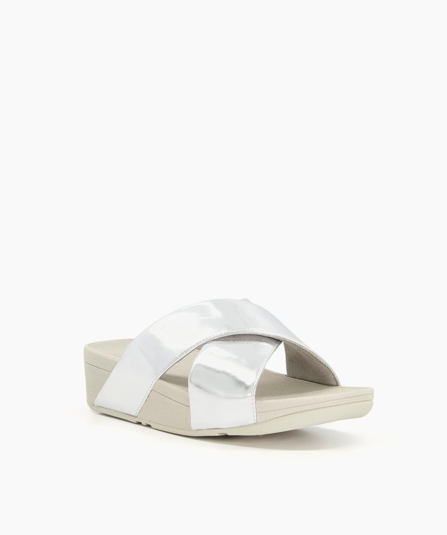 Lulu Cross Slid Silver Dune London