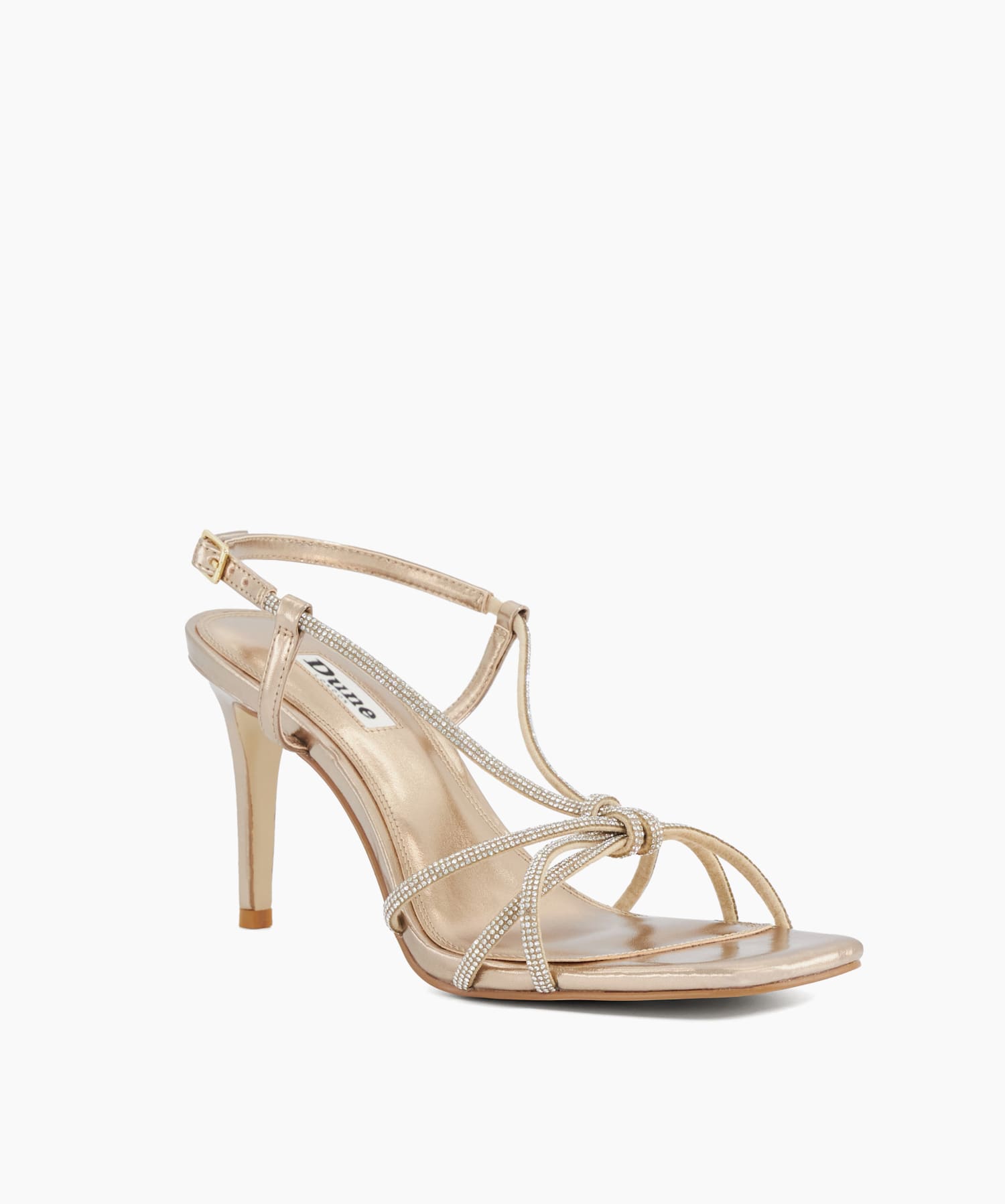 Dune gold clearance strappy sandals
