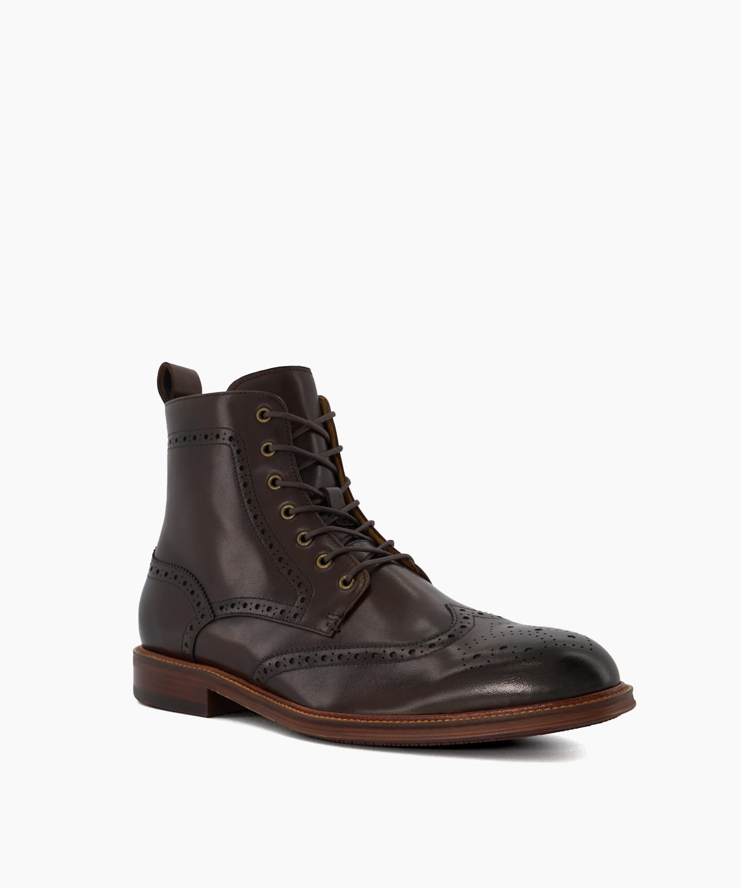 Mens black hotsell brogue boots sale