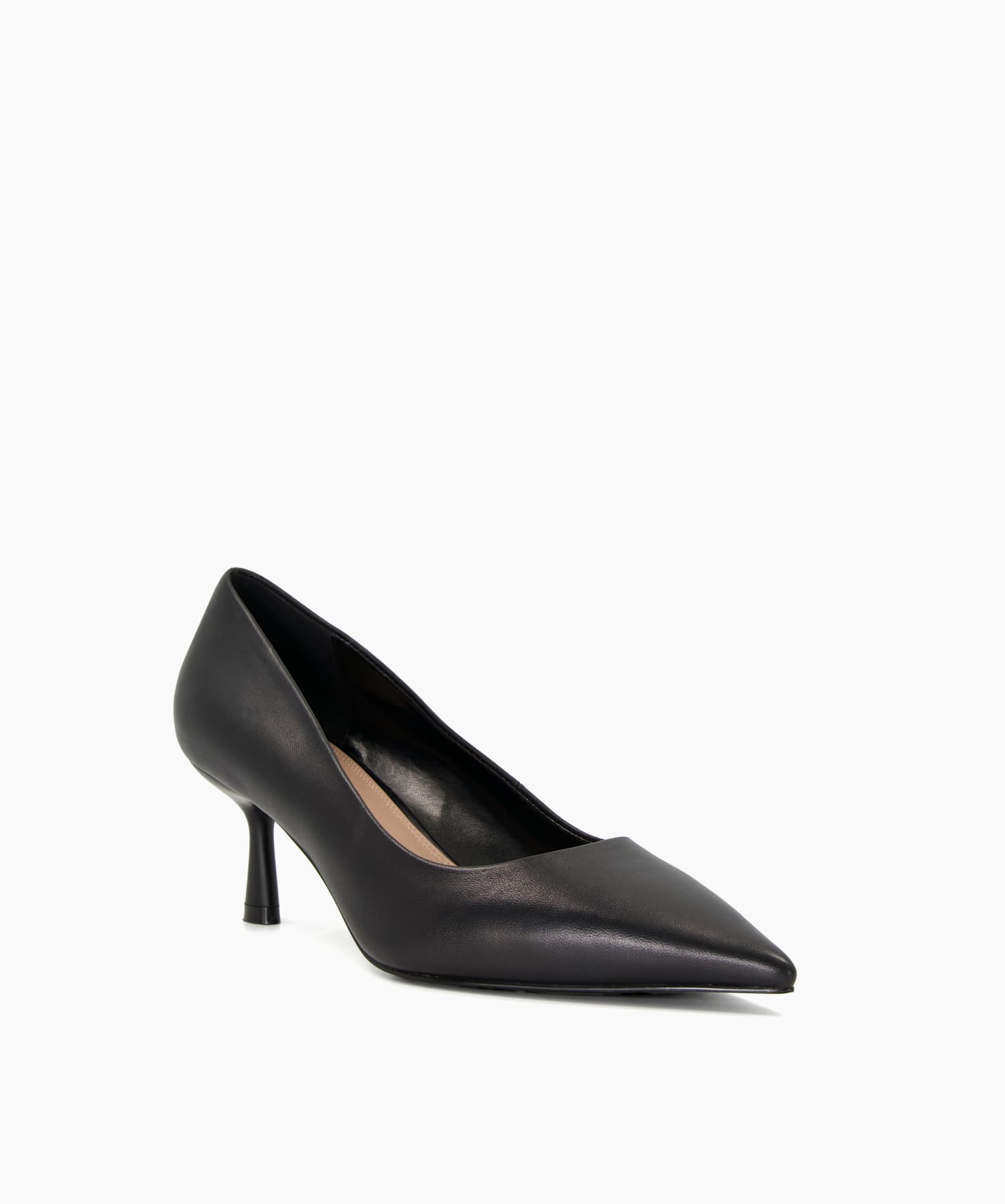 Black leather court shoes sale best sale