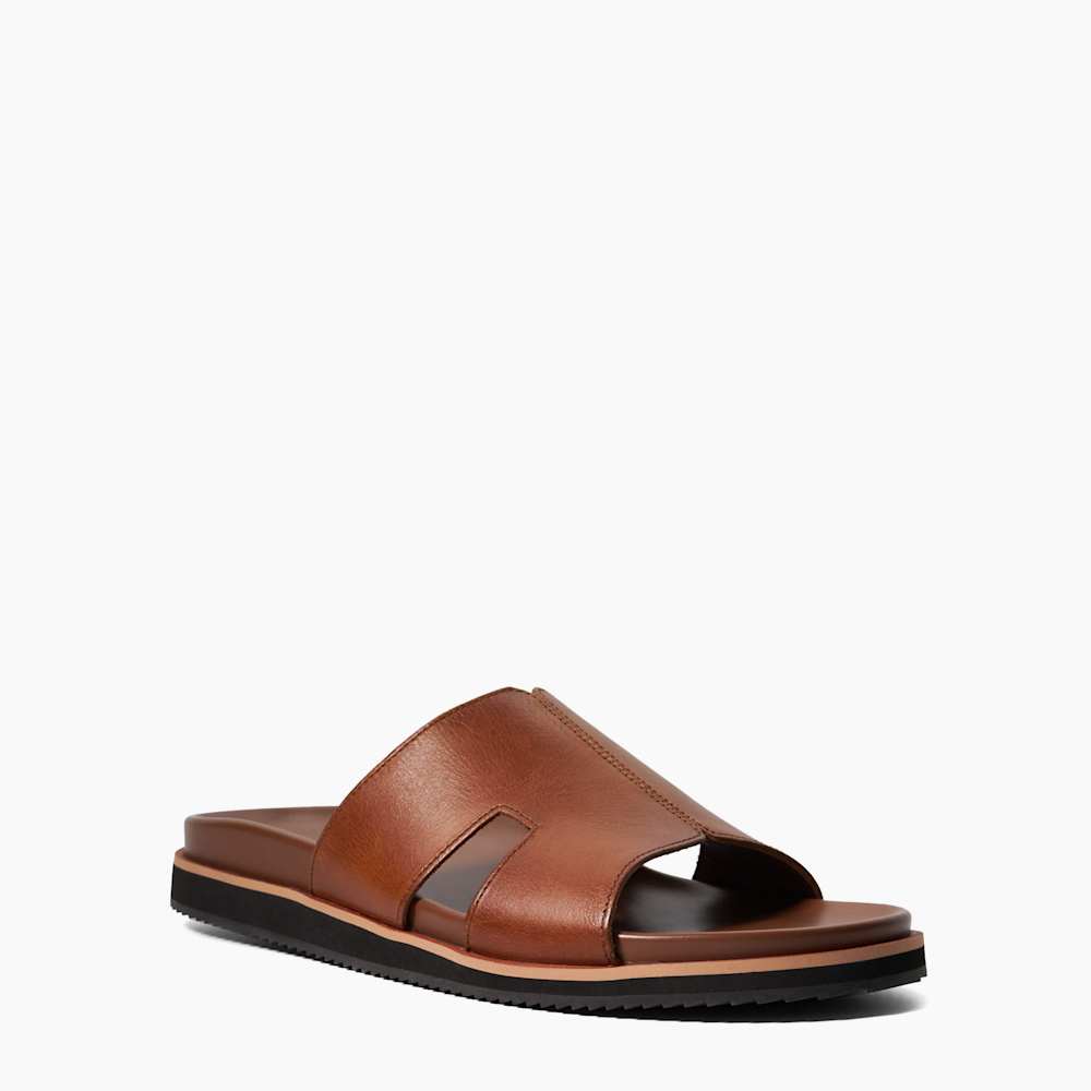 Insight Tan, Leather Sandals | Dune London display picture 2
