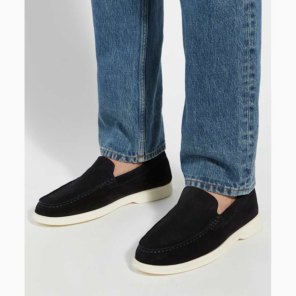 Dune London Men\'s Loafers in Dark Blue Size 44 Loafers | Dune London main image 3