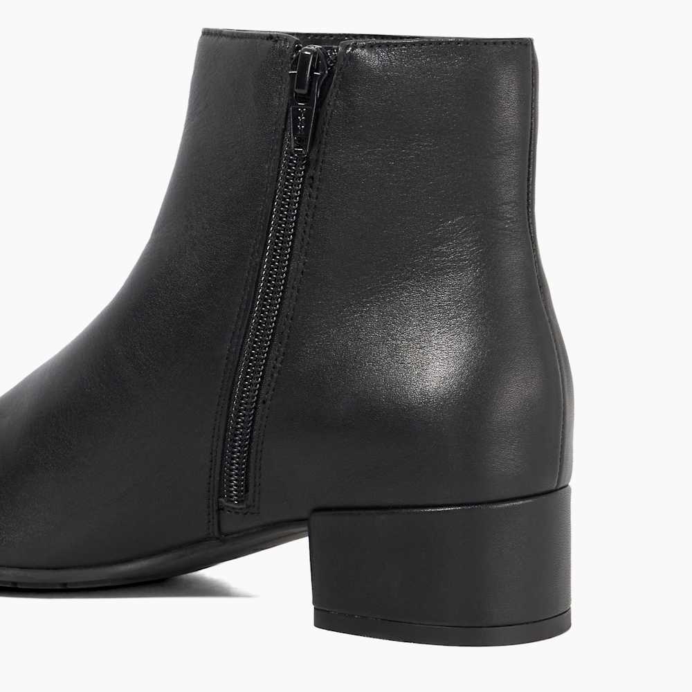 Pippie Black, Low-Heel Ankle Boots | Dune London