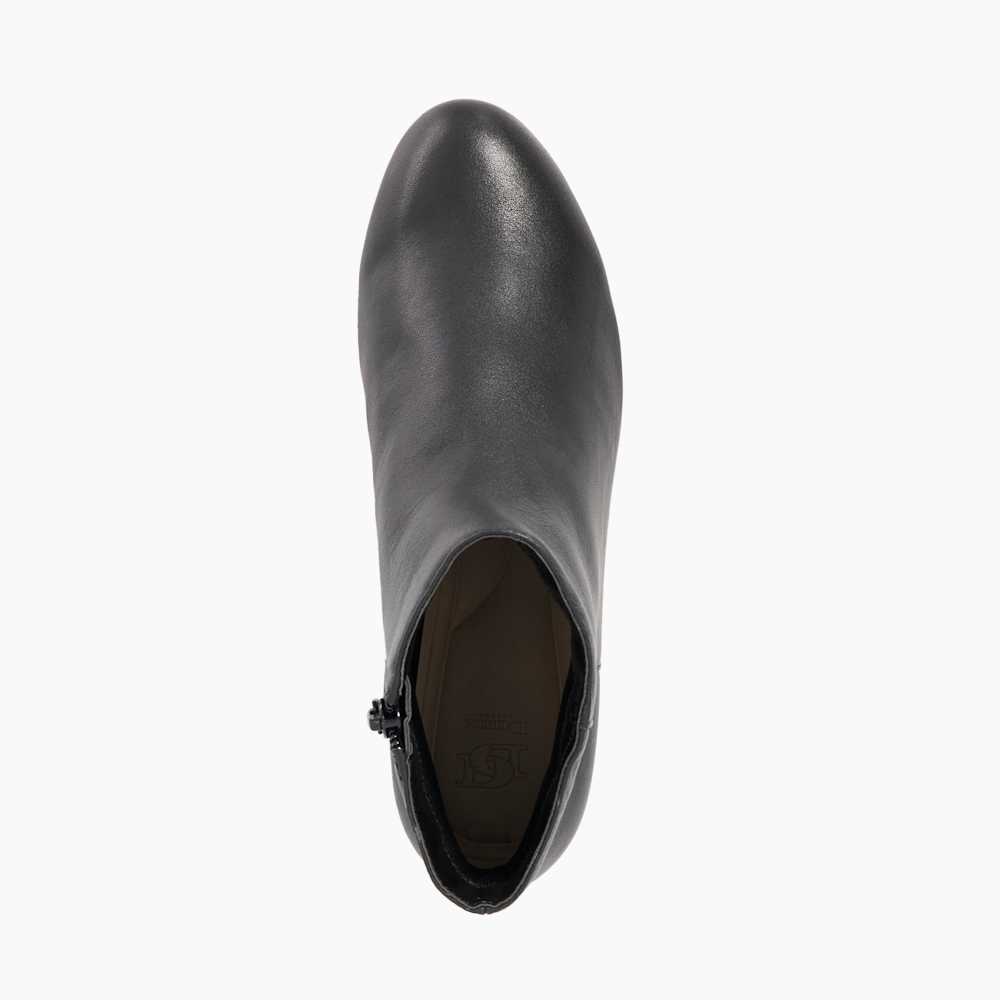 Pippie Black, Low-Heel Ankle Boots | Dune London
