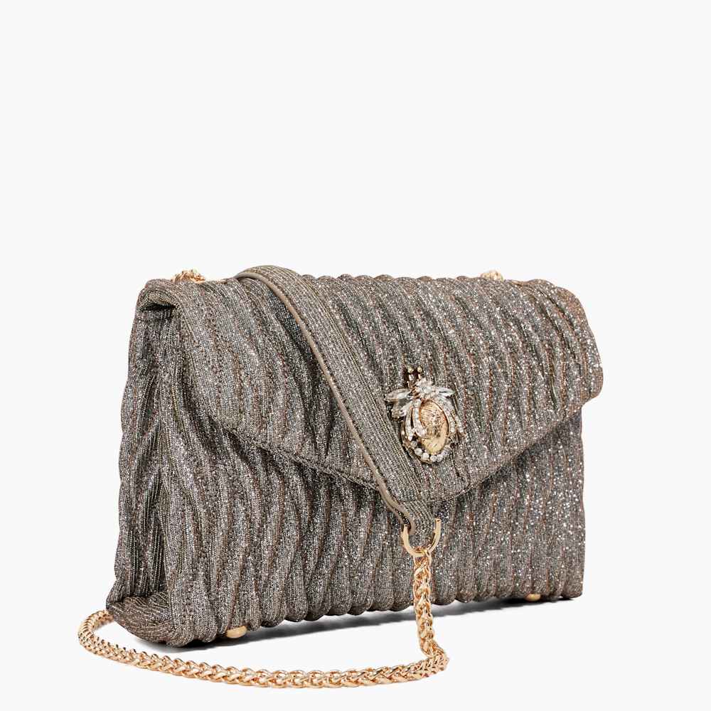 Darling Bronze, Quilted Cross Body Bag | Dune London