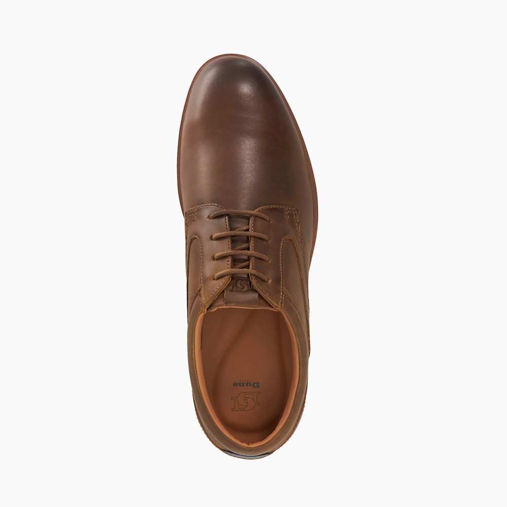 Brydon Brown, Leather Lace Up Casual Shoes | Dune London display picture 3