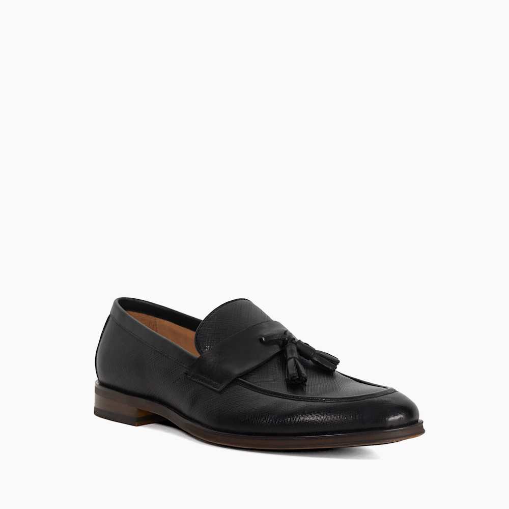Dune Men’s Black Leather Shoes s-l400.jpg main image 3