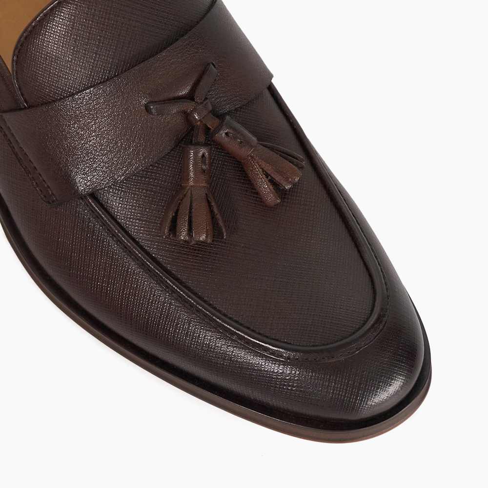 princess polly baby blue dress TLB Artista Tassel Loafer Dark Brown Suede main image 1
